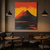 Wallity Dekorativna slika na platnu, 50x70cm, Šarena