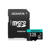 UHS-I U3 MicroSDHC 128GB V30S class 10 + adapter AUSDX128GUI3V30SA2-RA1