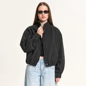Cropp - Navadna jakna bomber - črna