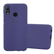 Cadorabo Cadorabo Case, združljiv s Huawei v Frost Tarmno Blue - zaščitni pokrov iz fleksibilnega silikona TPU, (20571092)