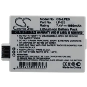 LPE5 Canon 7.4V 1080mAh kopija originala akku Li-ion