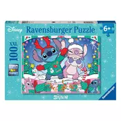 Ravensburger - Puzzle Disney Stitch Christmas 100 XXL - 100 kosov