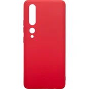mobilNET silikonski ovitek Xiaomi Redmi 10, rdeč