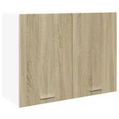 Vidaxl Viseča omarica “Lyon” sonoma hrast 80x31x60 cm iverna plošča