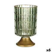 LED lampáš Zelena zlatan Staklo 10,7 x 18 x 10,7 cm (6 kom.)
