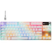 Mehanička tipkovnica SteelSeries - Apex Pro TKL Gen 3, OmniPoint, RGB, bijela