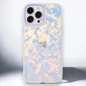 Infostyle Silikonski ovitek Holo za iPhone 14 Pro Pastelno vijolična/TPU silikon