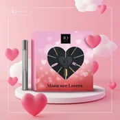 shumee Komplet 10 nastavkov za obnohtno kožico za hibridne, gel, akrilne - Love Story + darilo