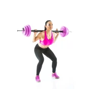Gymstick Pump set Emotion utezi, 20 kg, roza
