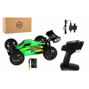 Teddies Avto RC Buggy Bonzai Jubatus off-road 30cm plastika zelena 2,4GHz na bateriji +2xdobdob.pack v škatli 40x14x21