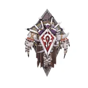 Stenska plaketa World of Warcraft Horde - 30 cm
