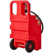 VEVOR Fuel Caddy 540x465x1070 mm 32 galons Prenosna električna črpalka