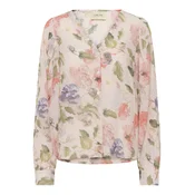 Cream Bluza bež/svetlo zelena/svetlo lila/roza