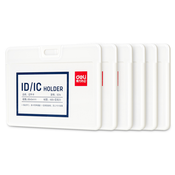 Etui za ID/IC kartice 89x54mm plasticni tvrdi vodoravni Deli 1/1 bijeli
