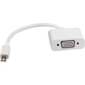 ROLINE Roline USB-C® / VGA adapterski kabel USB-C® vtič\, VGA 15-polna vtičnica 0.10 m bela 12.03.3140 USB-C®-Display kabel, (20417659)