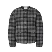EDITED Prehodna jakna Aino Wool Jacket siva/mešane barve