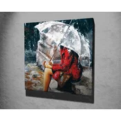 Wallity Dekorativna slika na platnu, 45x45cm, Šarena