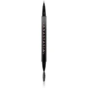Anastasia Beverly Hills MicroStroke Brow Pen tekoče črtalo za obrvi s krtačko odtenek Medium Brown 0.5 ml
