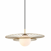 ITALUX MDM-4001/1 GD - Luster na sajli ALISON 1xE27/40W/230V