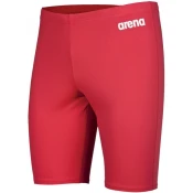 Mens swimsuit arena solid jammer red 40