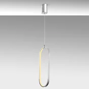Opviq Luster Can 13563, Metalni, 16W LED, Srebrna boja