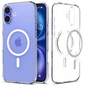 slomart Ohišje Spigen Liquid Crystal Mag z MagSafe za iPhone 16 - prozorno