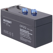 Voltcraft VOLTCRAFT CE12V/1\,2Ah VC-12713955 svinčeni akumulator 12 V 1.2 Ah svinčevo-koprenast (Š x V x G) 97 x 58 x 43 mm ploščati vtič 4\,8 mm brez vzdrževanja, (20829008)
