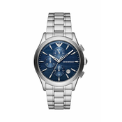 Ura Emporio Armani moški, srebrna barva