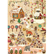 Magnolia - Puzzle Čudežna dežela medenjakov - 1 000 kosov