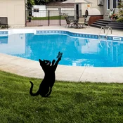 Aberto Design Dekorativna figura Cat 01, 49x24 cm, 1.5 mm