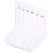 PUMA Crew Sock (3-Pack) Men, Clothing, White/Various Logo Colors, 35-38
