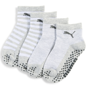 Puma Baby Classic Socks 2 pack, Gray, Size 19-22, Clothing