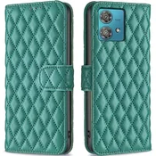 Ovitek za Motorola Edge 40 Neo, denarnica, barva BINFEN, zelen