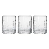 Set of 3 drinking glasses, made from glass, 285 ml, Oak - Borgonovo