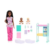 Barbie You Can Be Anything - komplet otroške zdravnice z rjavolaso punčko (JMK13)