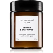 Vila Hermanos Apothecary Vetiver & Salt Wood scented candle 120 g
