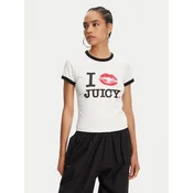 Juicy Couture Majica I Kiss JCWCT125318 Bela Slim Fit