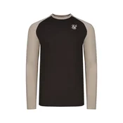 SikSilk Majica temno rjava/kamen