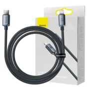BASEUS USB-Lightning kabel za hitro polnjenje in prenos podatkov, 1,2 m, črn