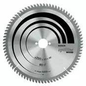 BOSCH list kružne testere Optiline Wood 254 x 30 x 2,0 mm, 40 - 2608640435