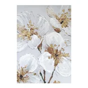 Slika z ročno naslikanimi elementi 70x100 cm Petal Glow – Styler