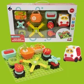 Velik Montessori komplet - avto z desko