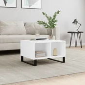 Stolic za kavu bijeli 60 x 50 x 36,5 cm od konstruiranog drva