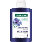 Klorane Cornflower Organic šampon za nevtralizacijo rumenih odtenkov 200 ml