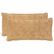 vidaXL Prevleka za blazino 2 kos HOUTEN Taupe 40 x 80 cm