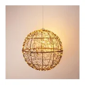 LED Spoljašnja božicna dekoracija 500xLED/230V precnik 35 cm IP44 topla bela kugla/crna
