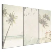 shumee Slika na italijanskem platnu 90 x 60 cm triptih - boho stil - narava Slika na italijanskem platnu 120 x 80 cm triptih - boho stil - narava