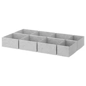 KOMPLEMENT Organizator, 8 kosov, svetlo siva, 90x54 cm