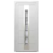 Zunanja vhodna vrata Solid Elements Maribor KT48 (70x1000x2100mm, leva, 5-komorni profil debeline 7cm, PVC)