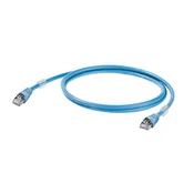 Weidmüller RJ45 omrežni priključni kabel CAT 6 S/FTP [1x RJ45-vtič - 1x RJ45-vtič] 1 m moder z UL-certifikatom Weidmüller